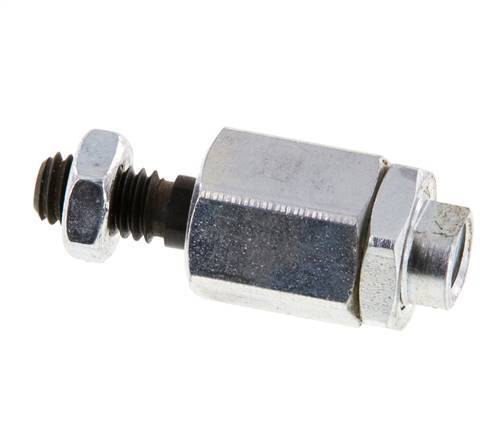 Junta flotante M6 para cilindro Acero cincado