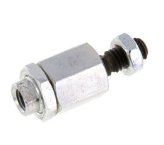 Junta flotante M6 para cilindro Acero cincado