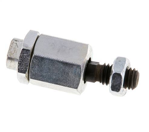 Junta flotante M6 para cilindro Acero cincado