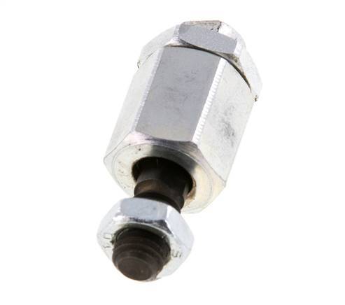 Junta flotante M6 para cilindro Acero cincado