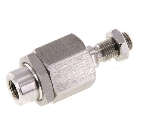 Floating Joint M12 x 1.25 for Cylinder Stainless steel 304 (1.4301)