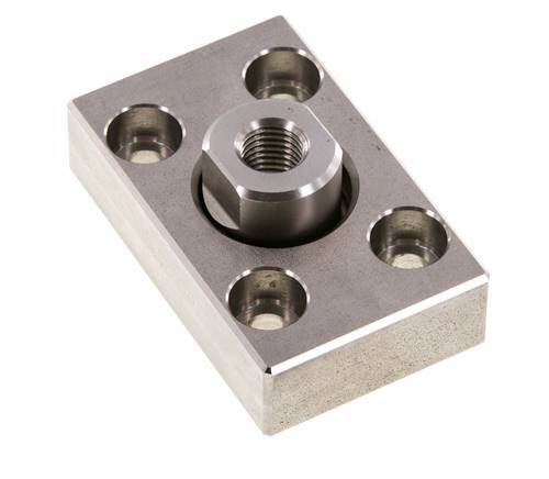 Acoplamiento flexible con placa de montaje para cilindro ISO 15552 ISO 21287 de 25 mm y 32 mm