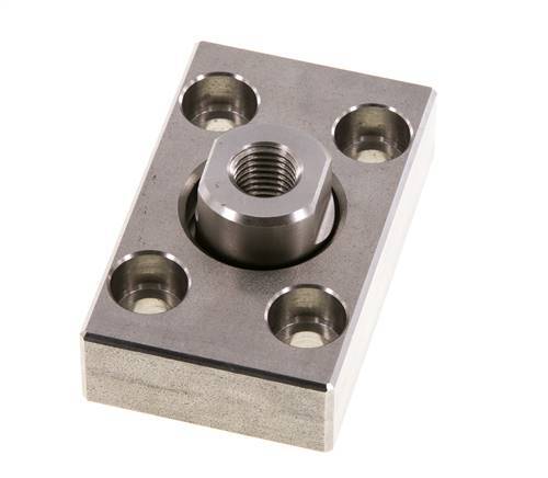 Acoplamiento flexible con placa de montaje para cilindro ISO 15552 ISO 21287 de 25 mm y 32 mm