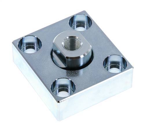 Flexo Coupling with Mounting Plate for 40 mm ISO 15552 ISO 21287 Cylinder