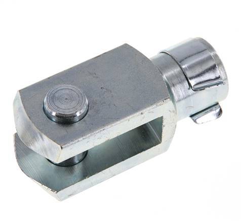 Pasador de horquilla M16 x 1,5 Acero cincado