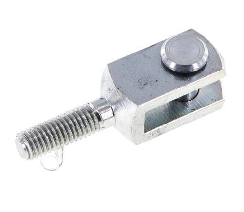 Pasador de horquilla M8 Macho Acero cincado