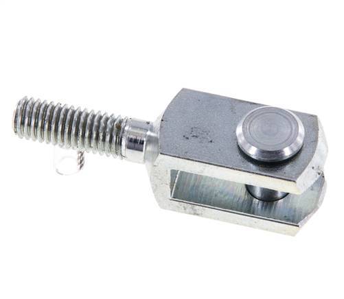 Pasador de horquilla M8 Macho Acero cincado