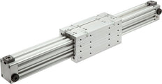 Rodless Cylinder 40-2000mm - Magnetic - Damping - Double Guide