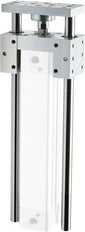 Cilindro Sin Vástago 63-1400mm - Magnético - Amortiguación - Doble Guía