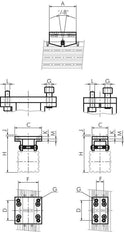 Puente Pendular 32 mm Rodless