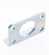 Foot Mount 32 mm Round Zinc plated steel