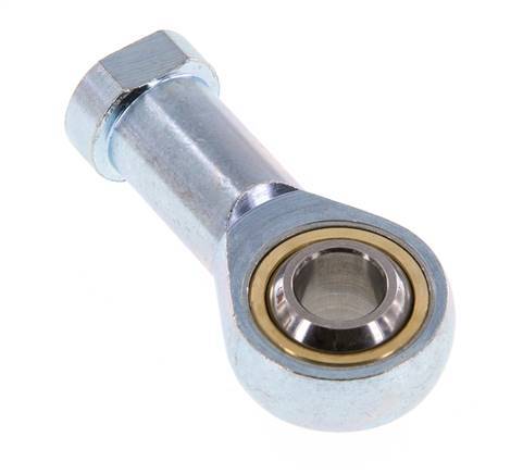 Rótula M12 x 1,25 Hembra Acero cincado