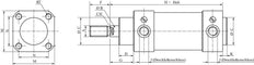Repair Set for 50 mm EMC ISO 15552 Cylinders