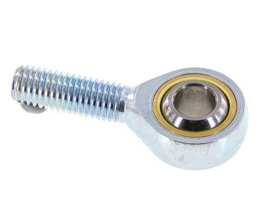 Rótula M12 Macho Acero cincado