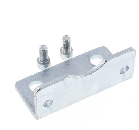 Foot Mount 100 mm ISO 15552 ISO 21287 Zinc plated steel