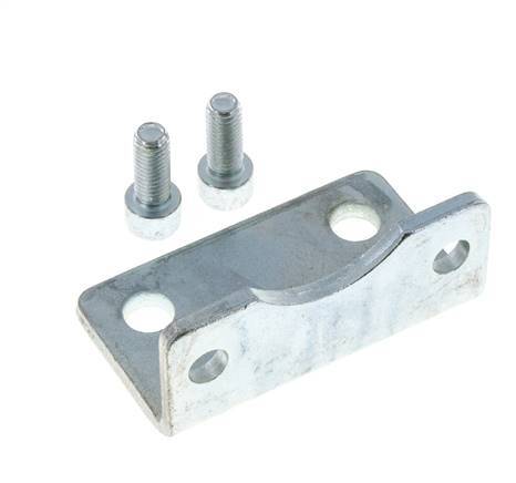 Foot Mount 63 mm ISO 15552 ISO 21287 Zinc plated steel