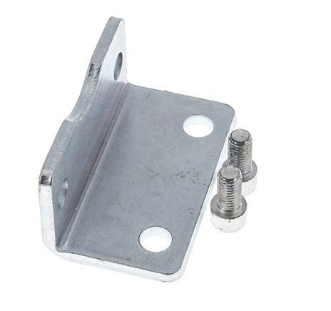 Foot Mount 80 mm ISO 15552 ISO 21287 Zinc plated steel