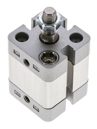 Cilindro Compacto de Doble Efecto ISO 21287 20-10mm - Magnético - Vástago Macho