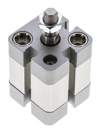 Cilindro Compacto de Doble Efecto ISO 21287 20-10mm - Magnético - Vástago Macho