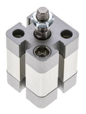 Cilindro Compacto de Doble Efecto ISO 21287 20-10mm - Magnético - Vástago Macho