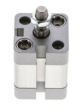 Cilindro Compacto de Doble Efecto ISO 21287 20-10mm - Magnético - Vástago Macho