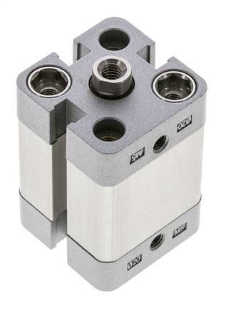 Cilindro Compacto de Doble Efecto ISO 21287 20-15mm - Magnético