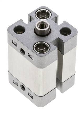 Cilindro Compacto de Doble Efecto ISO 21287 20-15mm - Magnético