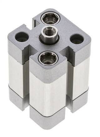 Cilindro Compacto de Doble Efecto ISO 21287 20-15mm - Magnético