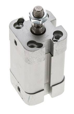 ISO 21287 Compact Double Acting Cylinder 20-25mm - Magnetic - Male Rod