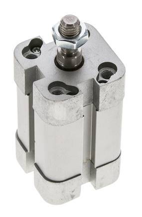 ISO 21287 Compact Double Acting Cylinder 20-25mm - Magnetic - Male Rod