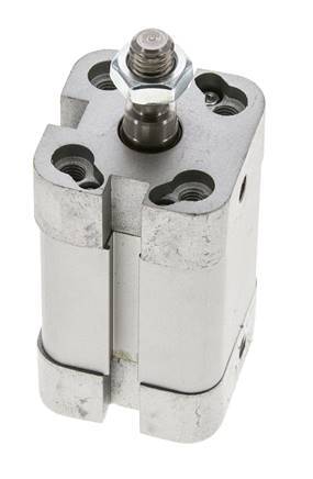 ISO 21287 Compact Double Acting Cylinder 20-25mm - Magnetic - Male Rod