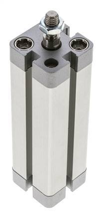 ISO 21287 Compact Double Acting Cylinder 20-80mm - Magnetic - Male Rod