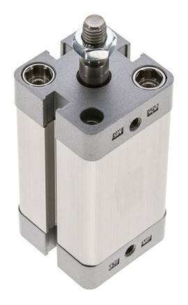 ISO 21287 Compact Double Acting Cylinder 25-40mm - Magnetic - Male Rod
