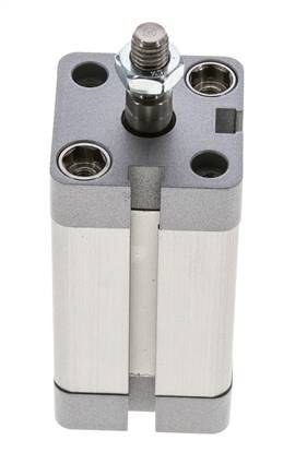 ISO 21287 Compact Double Acting Cylinder 25-40mm - Magnetic - Male Rod