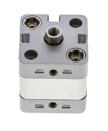 Cilindro Compacto de Doble Efecto ISO 21287 25-5mm - Magnético