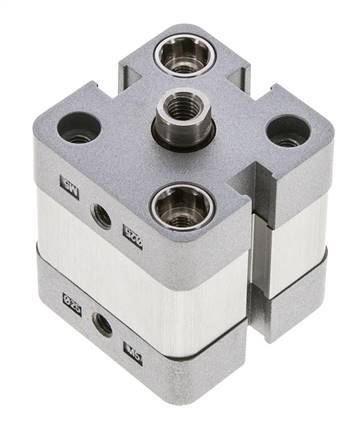 Cilindro Compacto de Doble Efecto ISO 21287 25-5mm - Magnético