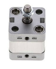 Cilindro Compacto de Doble Efecto ISO 21287 25-5mm - Magnético - Vástago Macho