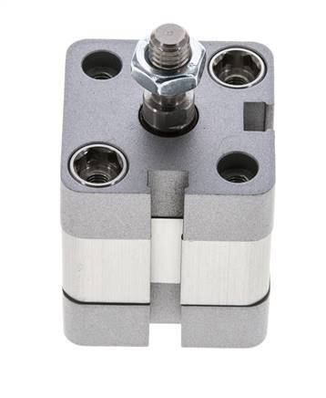 Cilindro Compacto de Doble Efecto ISO 21287 25-5mm - Magnético - Vástago Macho