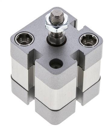 Cilindro Compacto de Doble Efecto ISO 21287 25-5mm - Magnético - Vástago Macho