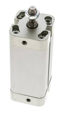 Cilindro Compacto de Doble Efecto ISO 21287 25-60mm - Magnético - Vástago Macho