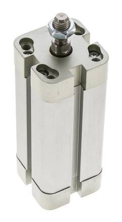 Cilindro Compacto de Doble Efecto ISO 21287 25-60mm - Magnético - Vástago Macho