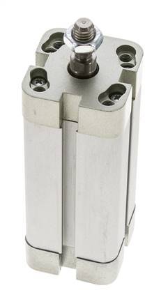 Cilindro Compacto de Doble Efecto ISO 21287 25-60mm - Magnético - Vástago Macho