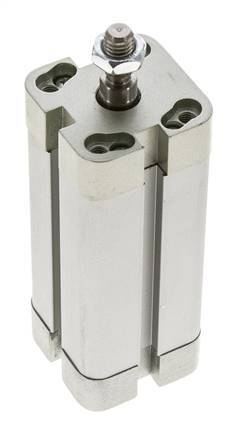 Cilindro Compacto de Doble Efecto ISO 21287 25-60mm - Magnético - Vástago Macho