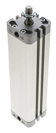 ISO 21287 Compact Double Acting Cylinder 32-150mm - Magnetic - Male Rod