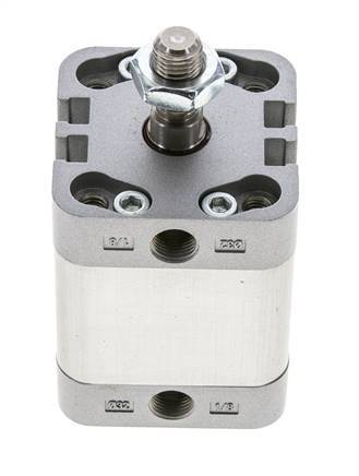 ISO 21287 Compact Double Acting Cylinder 32-20mm - Magnetic - Male Rod
