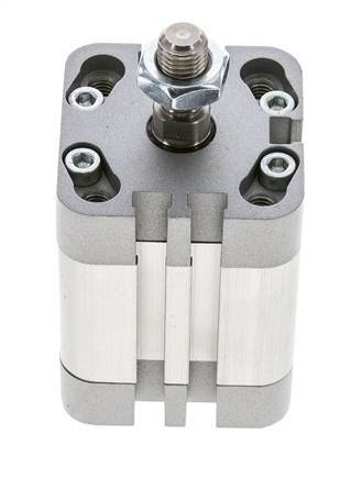 ISO 21287 Compact Double Acting Cylinder 32-20mm - Magnetic - Male Rod