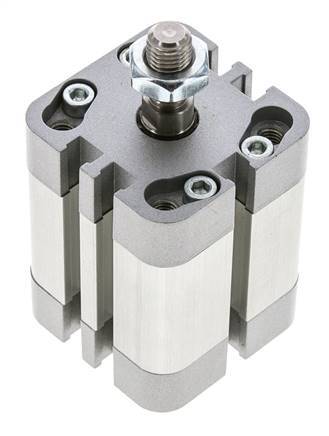 ISO 21287 Compact Double Acting Cylinder 32-20mm - Magnetic - Male Rod