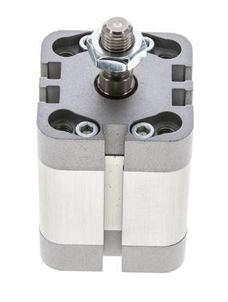 ISO 21287 Compact Double Acting Cylinder 32-20mm - Magnetic - Male Rod