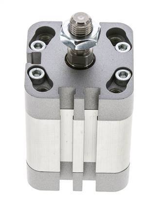 ISO 21287 Compact Double Acting Cylinder 32-20mm - Magnetic - Male Rod