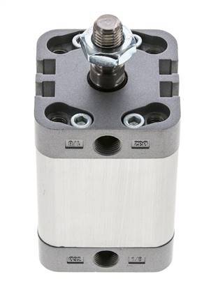 ISO 21287 Compact Double Acting Cylinder 32-30mm - Magnetic - Male Rod